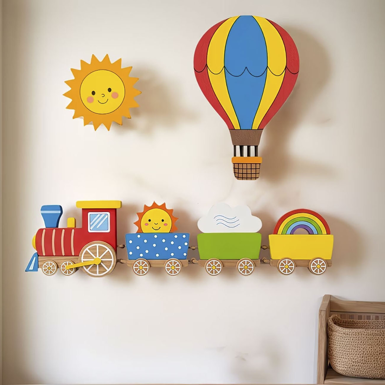 Nursery - Ensemble de 6 décorations murales en