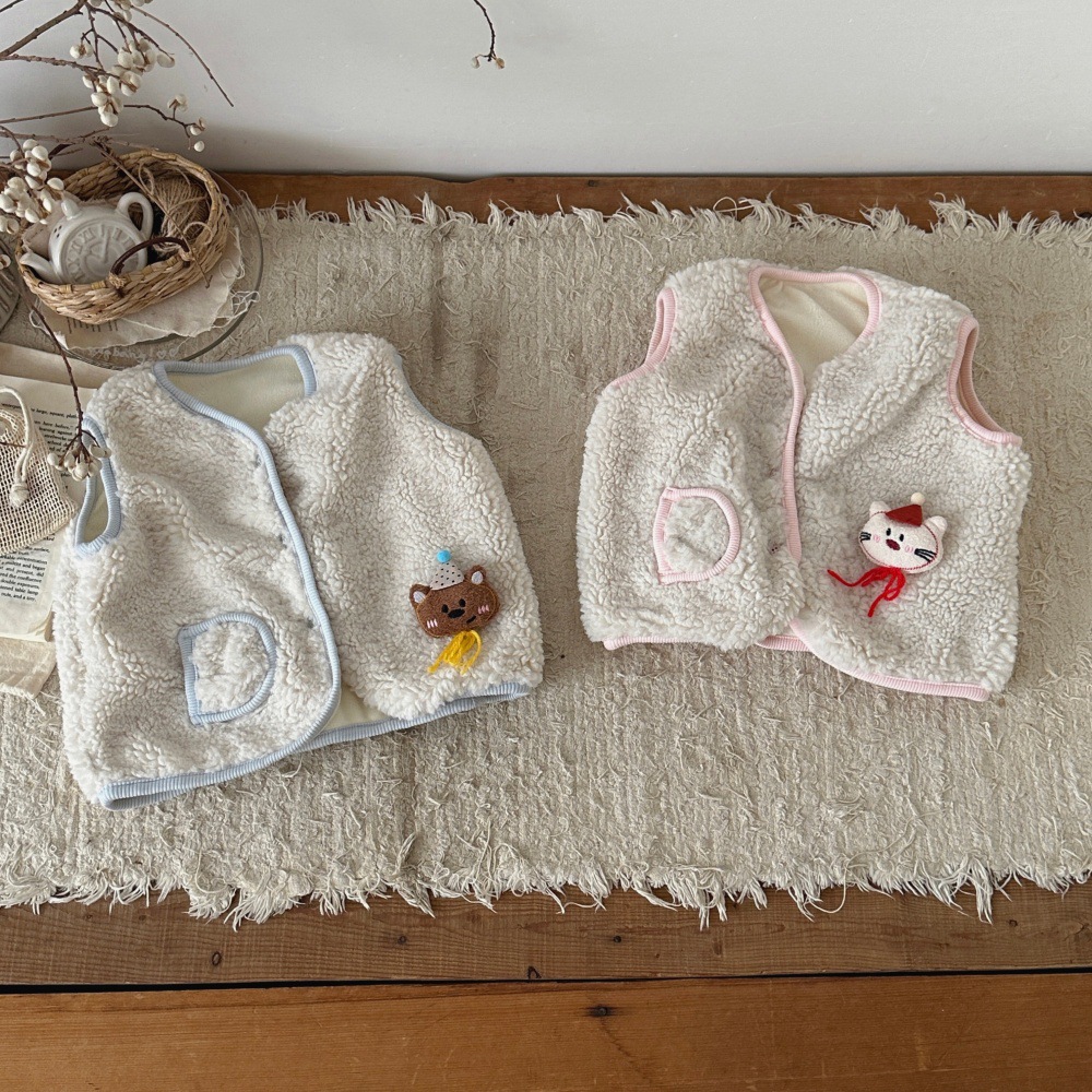 Toddler Boy Winter Fleece Jacket - Gilet polaire pour bébés garçons et