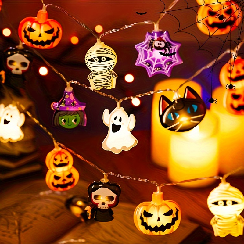 Nursery - Guirlandes lumineuses décoratives LED d'Halloween, lumières