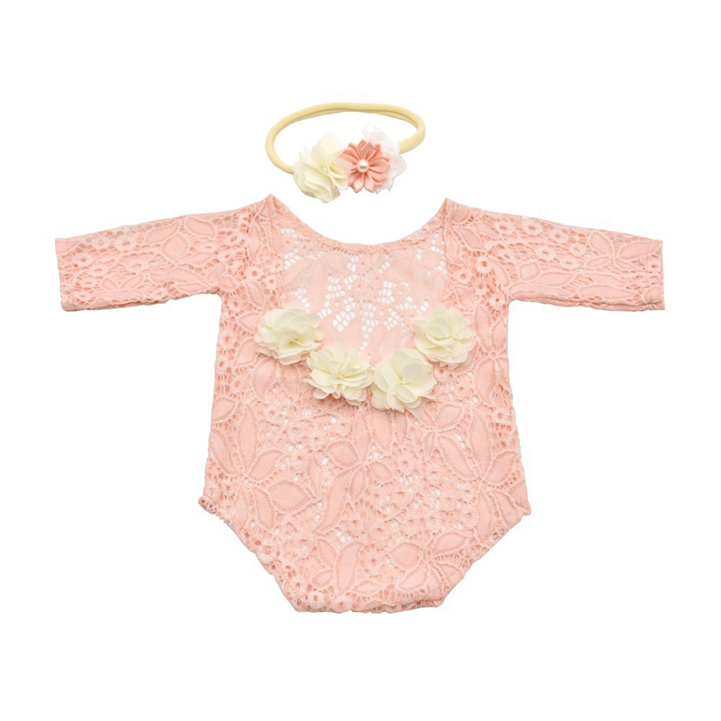 Infant Photography Props Outfit - Accessoires de photographie pour bébés filles,