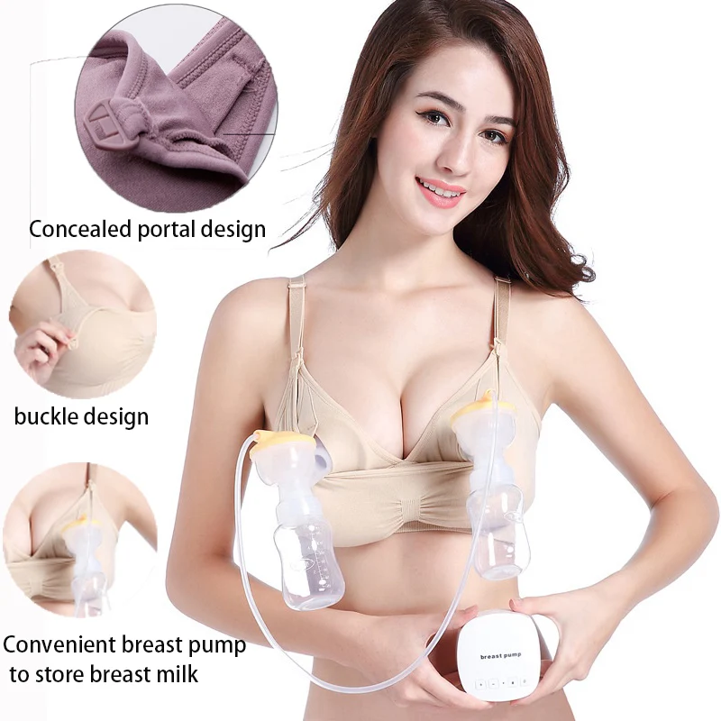 Maternity Wear - Soutien-gorge d'allaitement mains libres, soutien-gorge d'allaitement