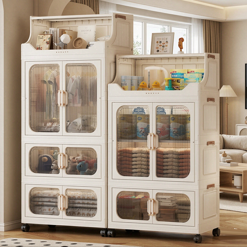 Baby Clothes - Armoire pliable à plusieurs niveaux pour