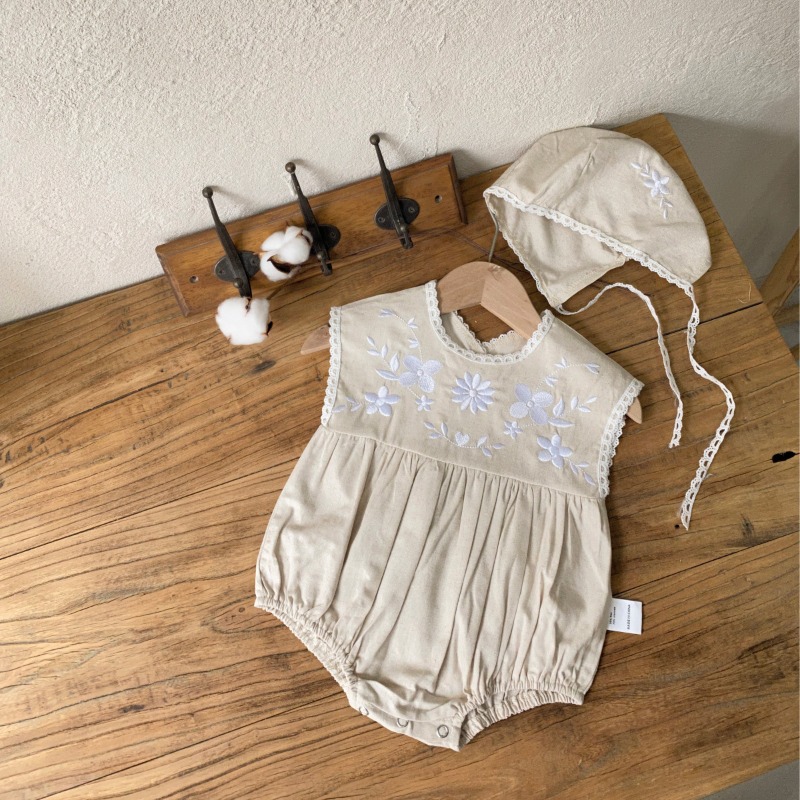 ZOETOPKID Combinaison d'été po - Baby Summer Linen Sleeveless Jumpsuit avis et prix