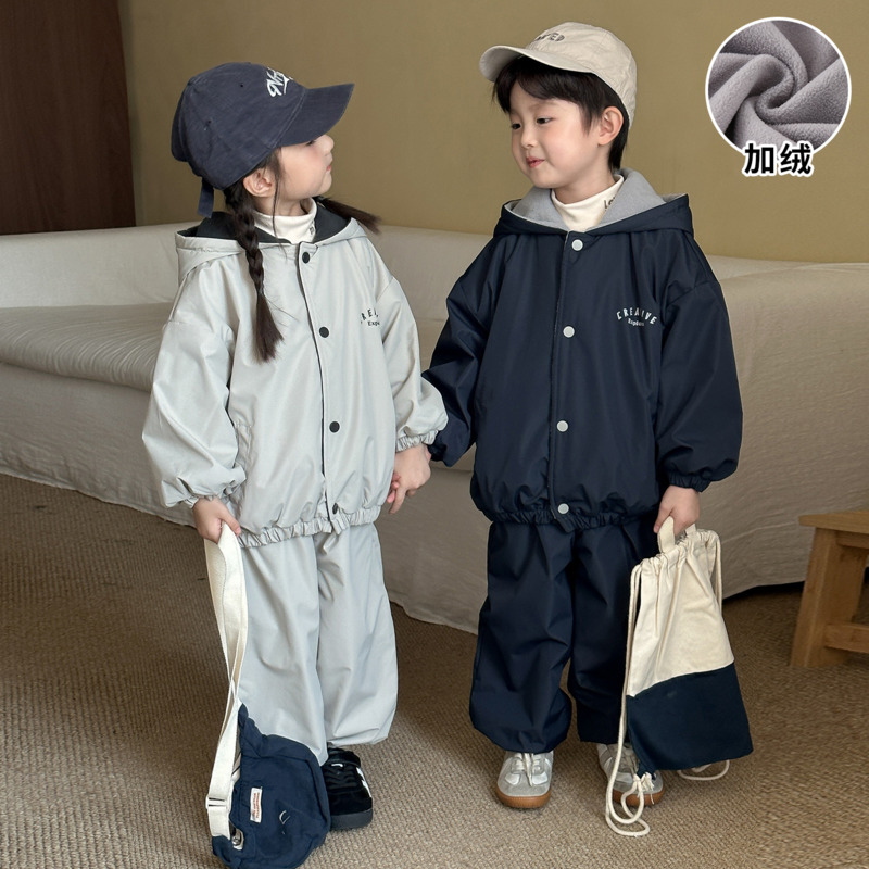 Ensemble 2 pièces à capuche po - Toddler Boy Winter Fleece Jacket avis et prix
